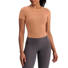 Dámská letní přiléhavá košile Activewear s krátkým rukávem